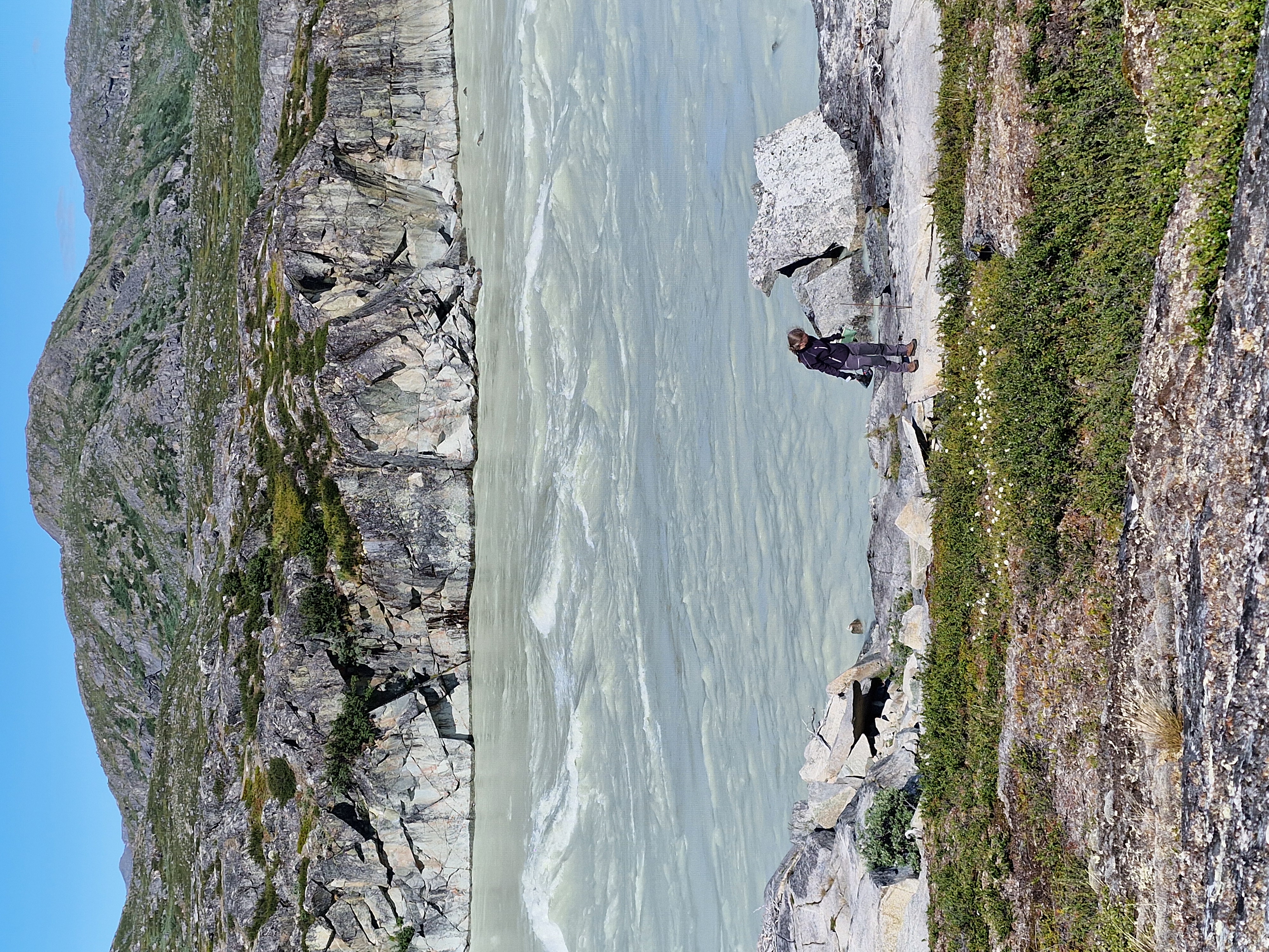The river from lake Tasersuaq